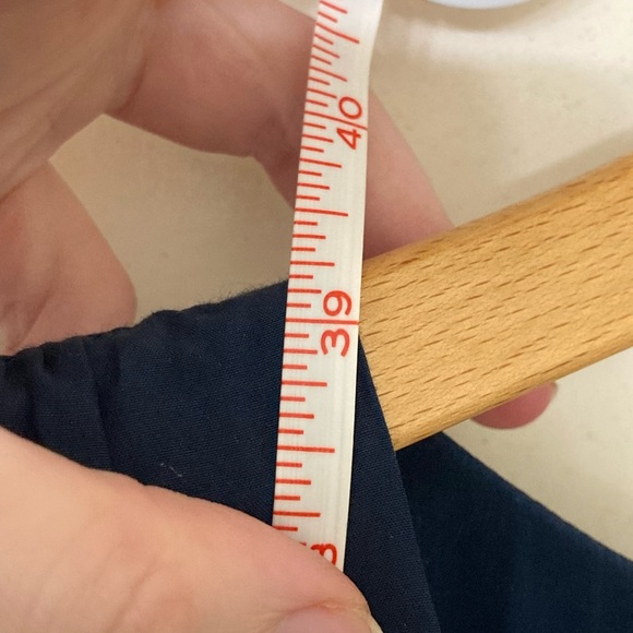 ADAM by Adam Lippes Slate Blue Dress with Pleats and Flair at Waist - Picture 16 of 17